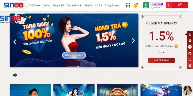 Bỏ túi tips nạp tiền cực “tiện lợi” tại nhà sin88