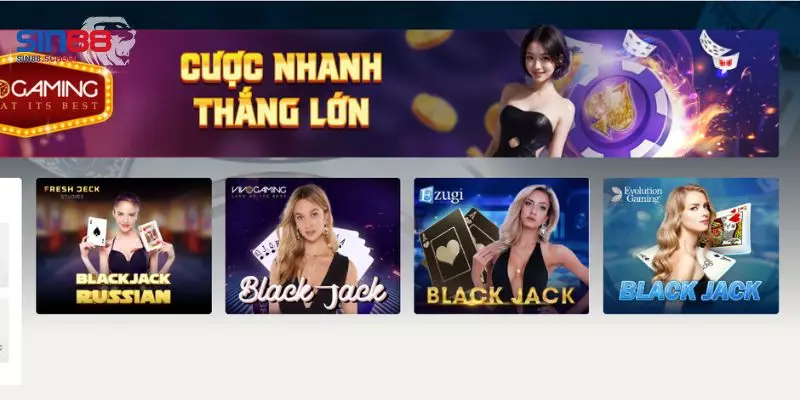 Chơi Casino tại nhà cái quốc tế Sin88