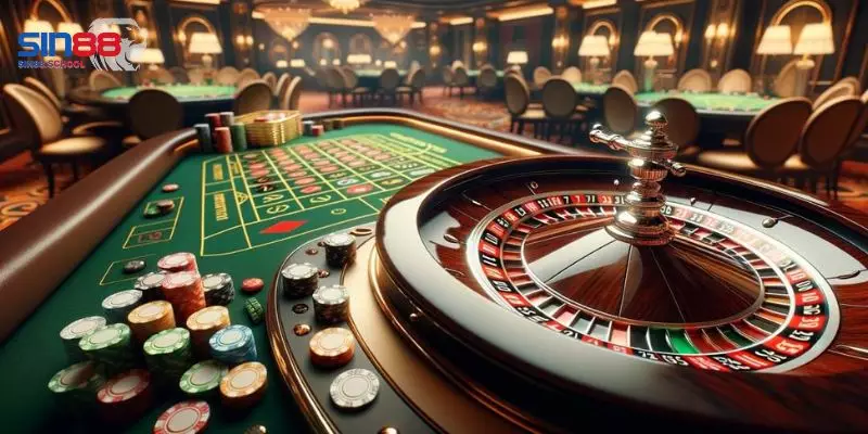 Sảnh game Casino Sin88 với mức đặt cược đa dạng